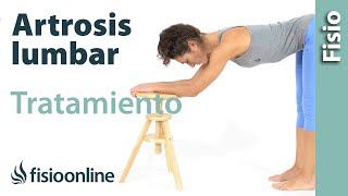 Artrosis lumbar  Tratamiento con ejercicios automasajes y estiramientos [upl. by Inahpit987]