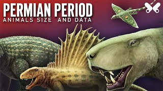 PERMIAN PERIOD animals size comparison and data Paleoart [upl. by Zimmer125]