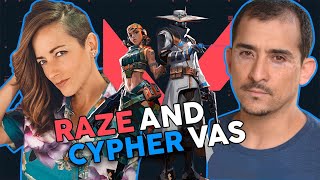 Cypher and Raze Voice Actors from Valorant [upl. by Ahseenal]