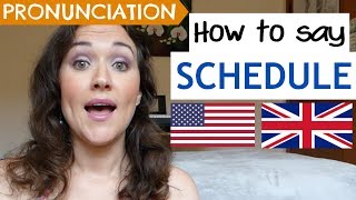 How to Pronounce SCHEDULE US UK amp Australian pronunciation [upl. by Rahr]