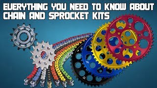 Everything You Need To Know About Chain And Sprocket Kits from Sportbiketrackgearcom [upl. by Nonnel]