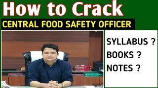 Central Food Safety Officer Technical Officer FSSAI Full InformationSyllabusExam Strategy [upl. by Ahcsrop]