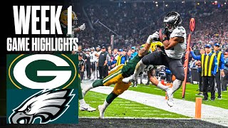 Packers vs Eagles  Week 1 Highlights [upl. by Shugart]