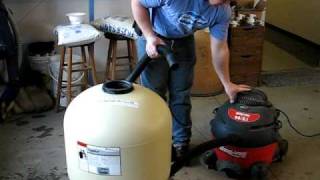 How to change sand in a TA 60 sand filter [upl. by Lesab291]