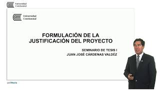 Formulación de la justificación del proyecto [upl. by Gnik]