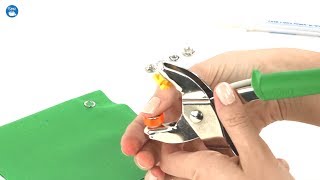 How to use Dritz Snap Fastener Pliers [upl. by Bois]