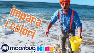 Colori con le BARACHE  BLIPPI video per bambini MoonbugKidsItaliano [upl. by Arjan739]