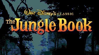 The Jungle Book Sega Genesis All Gems Hard Difficulty [upl. by Crescin]