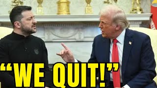 Trumps 600 STAFF QUIT Over Zelensky DISASTER MEETING [upl. by Adnah786]