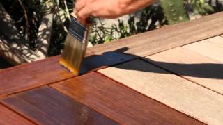 How to apply Penofin Hardwood Oil Stain [upl. by Nylleoj]