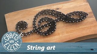 How to make string art  Tutorial [upl. by Lexerd]