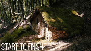 One built a dugout in the forest From beginning to end [upl. by Bulley]