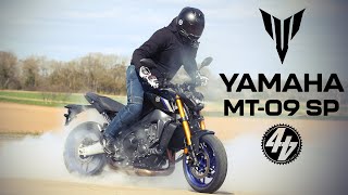 2021 Yamaha MT09 SP Review  Skids  Wheelies [upl. by Lindsley292]