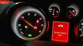 Vauxhall mokka service soon warning light [upl. by Jarek370]