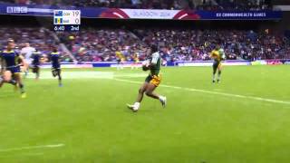 Barbados vs Cook Islands CWG Rugby 7s 2014 [upl. by Lamak]