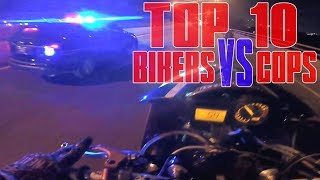 TOP 10 Motorcycle VS Police CHASE Compilation Motorcycles RUNNING From COPS Bike Chase GETAWAY Video [upl. by Notterb]