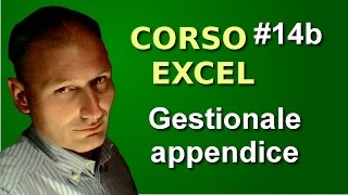 Corso di Excel Appendice Gestionale [upl. by Lacram]