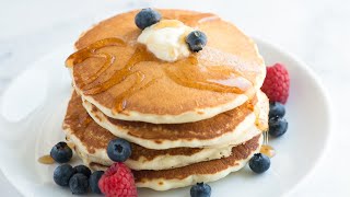 Easy Fluffy Pancakes Recipe [upl. by Anelagna269]