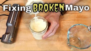 Fixing quotBrokenquot Homemade Mayonnaise [upl. by Eduardo]