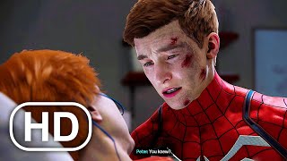 Aunt May Asks SpiderMan To Remove His Mask Before She Dies Scene 4K ULTRA HD SpiderMan Remastered [upl. by Thorbert]