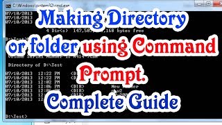 How to Making Directory and Subdirectory All methods using Command Prompt cmd  NP Tech News [upl. by Hannibal]