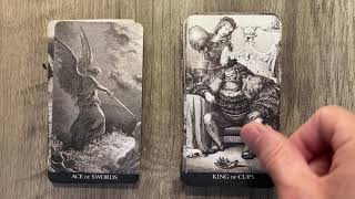 Gustave Dore Tarot  4k Flip Through [upl. by Naerda]