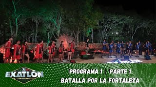 Titanes y Héroes se enfrentan en la batalla por La Fortaleza  Capítulo 1 parte 1  Exatlón México [upl. by Suiremed]