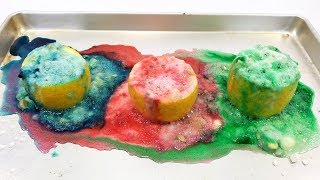 Make a Lemon Volcano  Fun Science Experiment [upl. by Hagood]