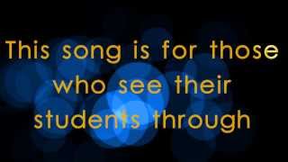 LYRICS You Have Made A Difference  A Teacher appreciation song [upl. by Barmen]