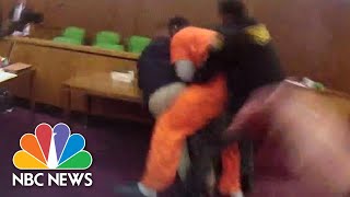 Man Attacks His Attorney In Court After Receiving 47Year Sentence  NBC News [upl. by Yecies]