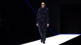 Emporio Armani  2018 FallWinter Menswear Fashion Show [upl. by Viehmann782]