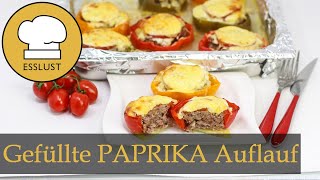 GEFÜLLTE PAPRIKA AUFLAUF  Gefüllte Paprika mal anders [upl. by Dorolice309]