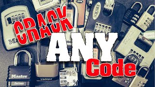 Crack Combination Lock Codes No Code No Problem [upl. by Annenn]