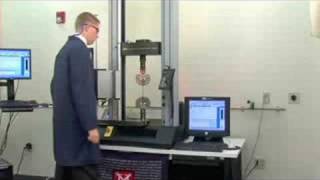 Instron 5569 Plastic Tensile Test [upl. by Zinnes]