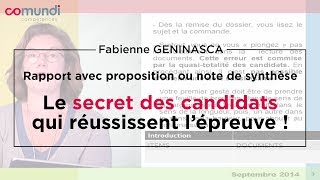 Note de synthèse 15  le secret des candidats qui réussissent l’épreuve [upl. by Bridie]