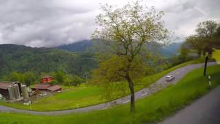 VILLARS  OLLON  AIGLE Bus Ride Switzerland [upl. by Ardolino914]