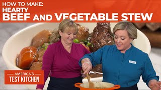 How to Make the Best Hearty Beef and Vegetable Stew [upl. by Attekahs]