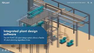 3D Plant Design amp Factory Design Software  M4 PLANT [upl. by Nosnor68]