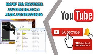 INSTALL AUTOCAD 2010 AND ACTIVATION [upl. by Bass]