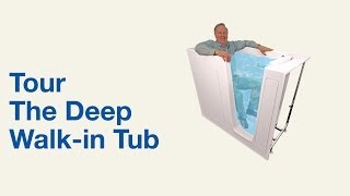 Deep Walk in Tub for Luxurious Bathing  Bliss Tubs [upl. by Nayve]