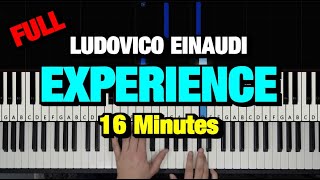 HOW TO PLAY  LUDOVICO EINAUDI  EXPERIENCE PIANO TUTORIAL LESSON [upl. by Ailey]