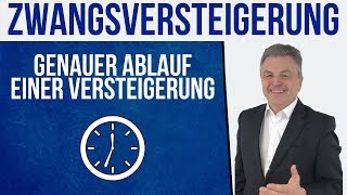 Zwangsversteigerung Immobilien Ablauf einer Versteigerung [upl. by Godliman]