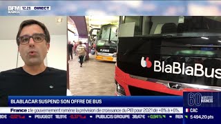 Nicolas Buisson BlaBlaCar  BlaBlaCar suspend son offre de bus [upl. by Shieh929]