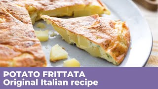 POTATO FRITTATA  Italian recipe [upl. by Qirat]