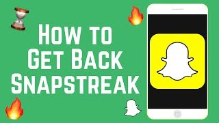 How to Get Back Your Lost Snapchat Streak Easy Hack [upl. by Stanfield]