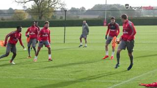 Arsenal 5v3 training session [upl. by Banebrudge]