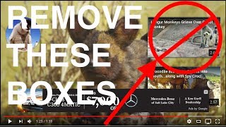 Block Annoying New Overlay at End of YouTube Videos [upl. by Ardnnek943]