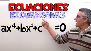 Ecuaciones bicuadradas Aprende matemáticas [upl. by Iduj]