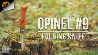 Opinel No 9  Folding Bushcraft Knife  Field Review [upl. by Ehcrop]