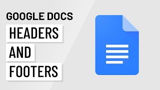 Google Docs Headers and Footers [upl. by Robinett]